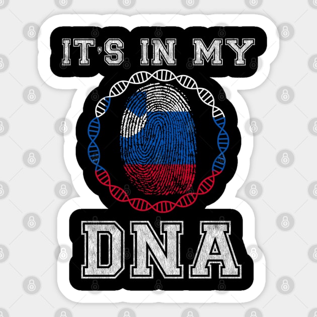 Slovenia  It's In My DNA - Gift for Slovenian From Slovenia Sticker by Country Flags